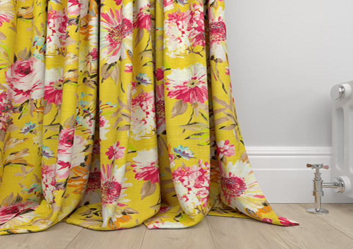 Capri, Yellow - Made to Measure Curtains - Image 6